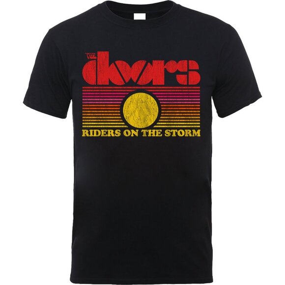 The Doors Riders On The Storm Sunset Rock Band Music Fan Gift Graphic T-Shirt - Picture 1 of 5